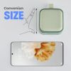 Green Travel Medicine Pill Organizer Small Pill Box for Purse Mini Pill Case Push Button Opening