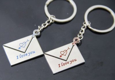 One Arrow Pierced Heart Lovers Zinc Alloy Keychain Lovers (Option: 657style)