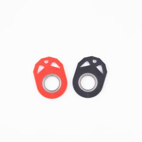 Creative Fidget Spinner Toy Keychain Hand Spinner Anti-Anxiety Toy Relieves Stress Finger Spinner Keychain Bottle Opener Kids Toy (Option: Black Red-17mm-1PC)